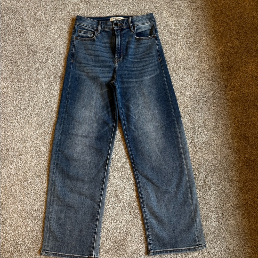 Hidden Wide Leg Jeans